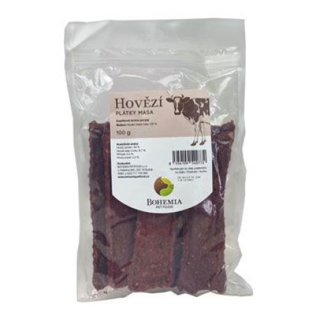 Bohemia Pet Food Hovězí plátky 100 g
