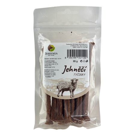 Bohemia Pet Food Jehněčí tyčinky 85 g