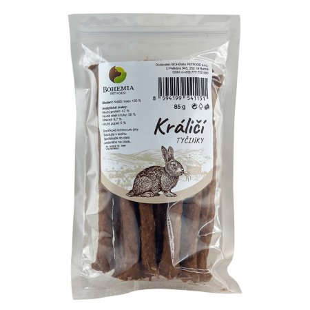 Bohemia Pet Food Králičí tyčinky 85 g