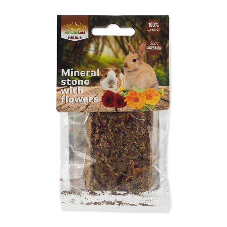 Kámen NATURE LAND Nibble minerální s květy 100 g