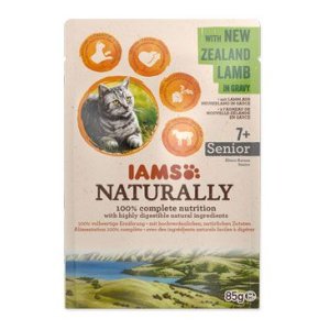 Kapsička IAMS Cat Naturally Senior with New Zealand Lamb in Gravy 85g
