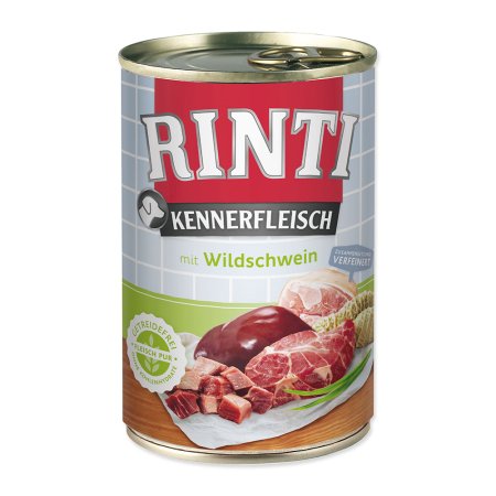 Konzerva RINTI Kennerfleisch divočák 400 g