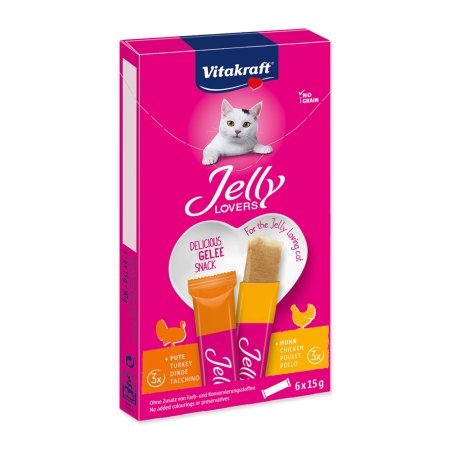 VITAKRAFT Jelly Lovers MP kuře / krůta 90g