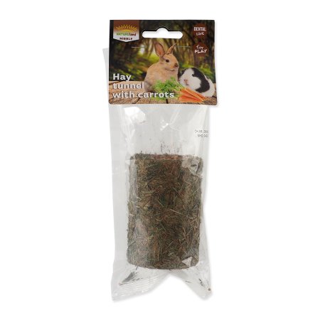 Tunel NATURE LAND Nibble ze sena plněný mrkví 125 g