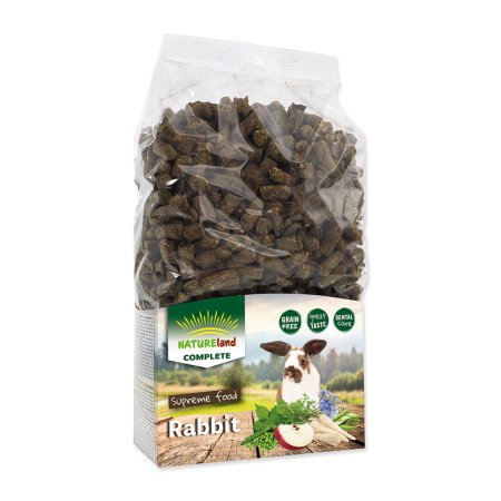 Krmivo NATURE LAND Complete pro králíky a zakrslé králíky MONO 900g