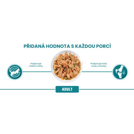 Purina One Adult minifiletky s jehněčím / mořskými rybami / kuřetem / hovězím a zeleninou ve šťávě Multipack 40 x 85 g