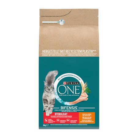 Purina One Bifensis Sterilcat s kuřetem a pšenicí 6 kg