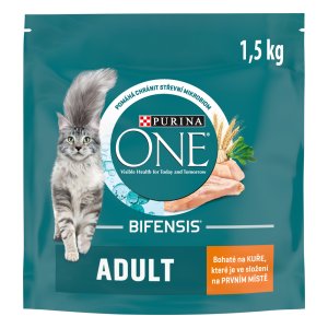 Purina One Adult kuře a celozrnné obiloviny 1,5 kg