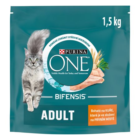Purina One Adult kuře a celozrnné obiloviny 1,5 kg