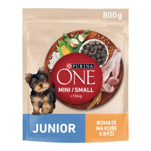 Purina One Mini Junior Dog kuře s rýží 800 g 