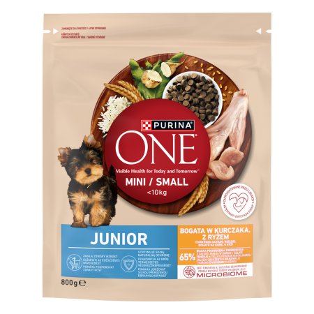 Purina One Mini Junior Dog kuře s rýží 800 g 