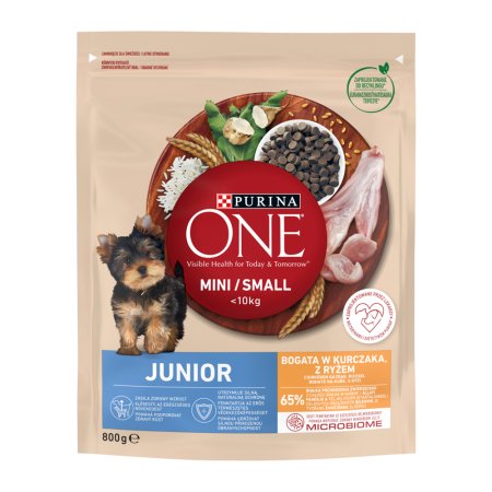 Purina One Mini Junior Dog kuře s rýží 800 g 