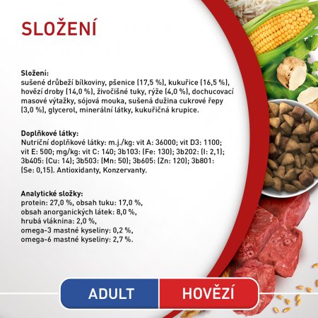Purina One Mini Adult Dog hovězí s rýží 800 g