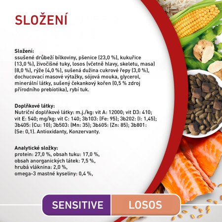 Purina One Mini Sensitive Dog losos s rýží 800 g