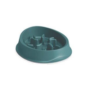 Miska proti hltání protiskluz pes 0,5l zelená Zolux