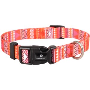 Flamingo Obojek pro psy nylon SYB 30-45cm x 15mm
