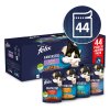 Felix Fantastic kapsička Multipack kuře, hovězí, losos, tuňák 44 x 85 g
