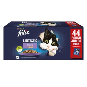 Felix Fantastic kapsička Multipack kuře, hovězí, losos, tuňák 44 x 85 g