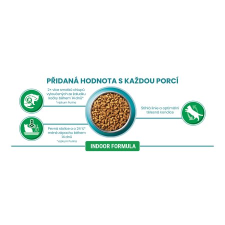 Purina One Bifensis Indoor s krůtím a celozrnnými obilovinami 1,5 kg