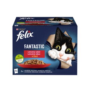 Felix Fantastic multipack kuře/hovězí/králík/jehněčí 12 x 85 g