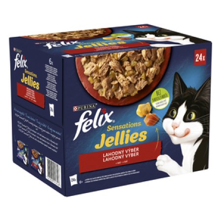 FELIX Sensations Jellies masový výběr (24x85g)