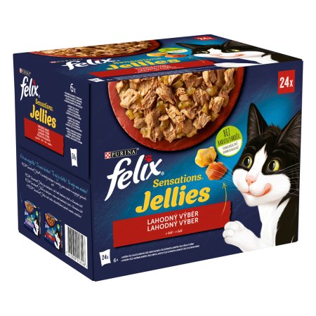 FELIX Sensations Jellies masový výběr (24x85g)