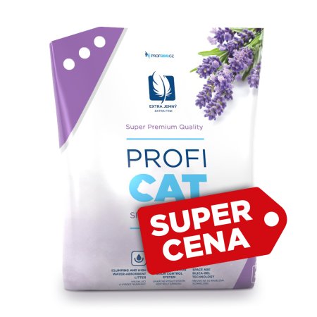 ECO PACK PROFICAT kočkolit Lavender by Nature Extra Fine 8 l 8ks