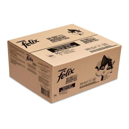 Felix Fantastic kapsička Multipack hovězí/ kuře/ tuňák/ losos 120 x 85 g