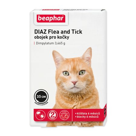 Obojek antiparazitní BEAPHAR DIAZ Flea and Tick Adult 35 cm 1ks