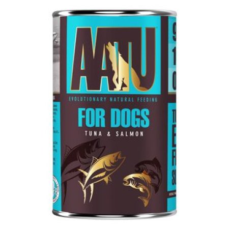 AATU Dog Tuna n Salmon konzerva 400g