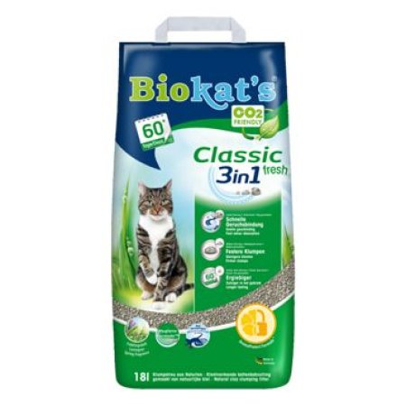 Podestýlka Biokat’s Classic Fresh 18L