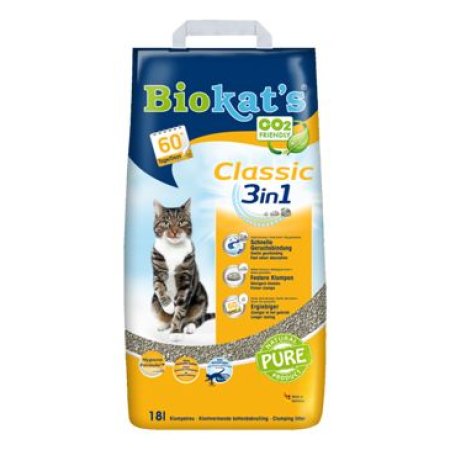 Podestýlka Biokat’s Classic 18L