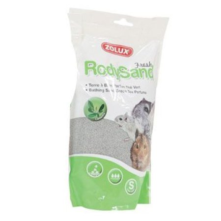 Písek pro hlodavce RodySand Fresh Green tea 2l Zolux