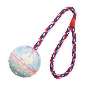 Trixie Hračka míček na provázku 30 cm 1ks