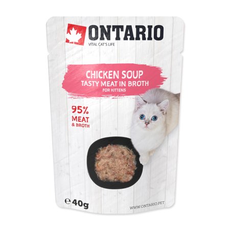 ONTARIO Kitten Soup Chicken, Carrot & Rice 40 g