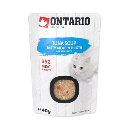 ONTARIO Cat Soup Tuna with vegetables 40 g