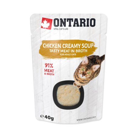 ONTARIO Cat Soup Chicken & Cheese with rice 40 g