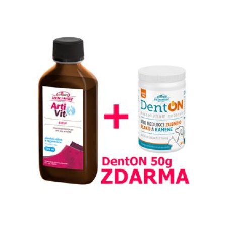VITAR Veterinae Artivit Sirup 200 ml + DentON 50 g