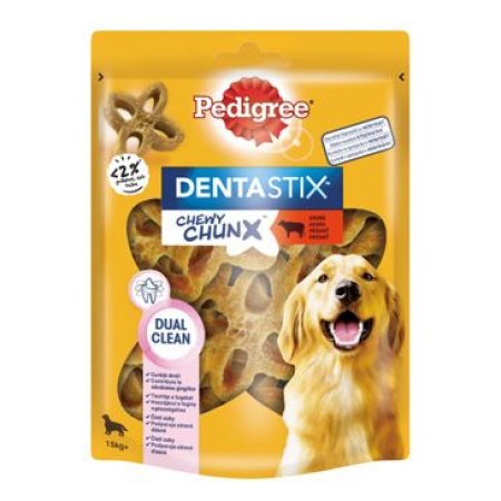 Pedigree Pochoutka Denta Stix Chewy Chunx hov.MAXI 68g