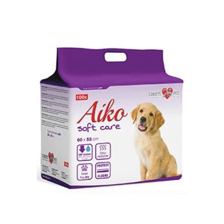 Podložka absorb. pro psy Aiko Soft Care 60x58cm 100ks