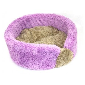 Marysa pelíšek fialová/béžová - DE LUXE 68 cm