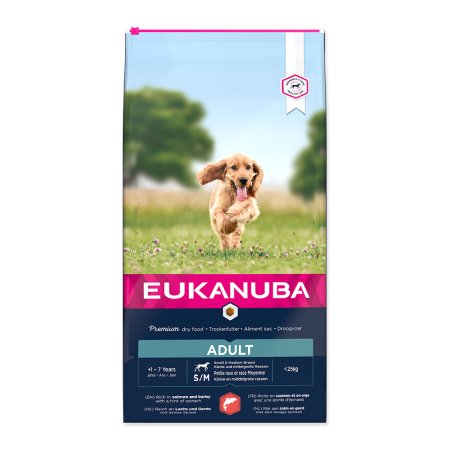 Eukanuba Adult Small & Medium Breed Salmon 12 kg