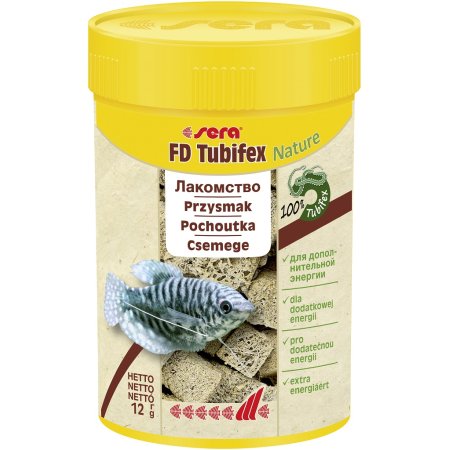 sera FD Tubifex Nature - nítěnky 250 ml