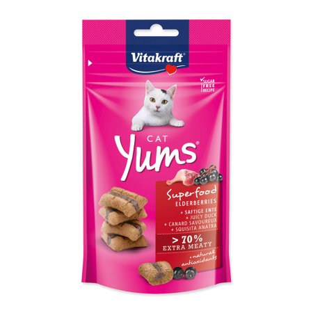 VITAKRAFT Cat Yums Superfood bezinky 40 g