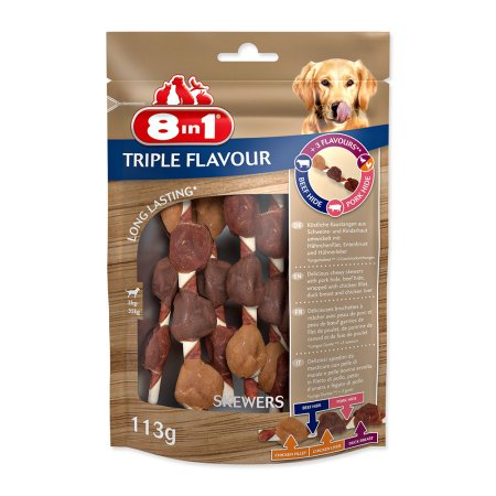 Špíz žvýkací 8in1 Triple Flavour