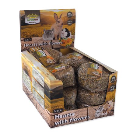 Displej NATURE LAND Brunch XL Srdíčko s lístky 14x90g