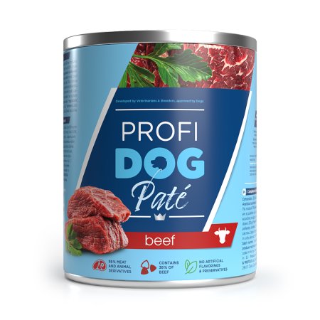 PROFIDOG konzerva hovězí paté 400g NEW