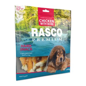 Pochoutka RASCO Premium kosti obalené kuřecím masem 500 g