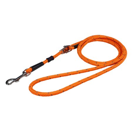 PROFIZOO Vodítko prodlužovací REFLEXNÍ lano (10mm x 270cm) oranžová