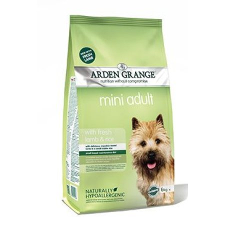 Arden Grange Mini Adult rich in fresh Lamb & Rice 6 kg